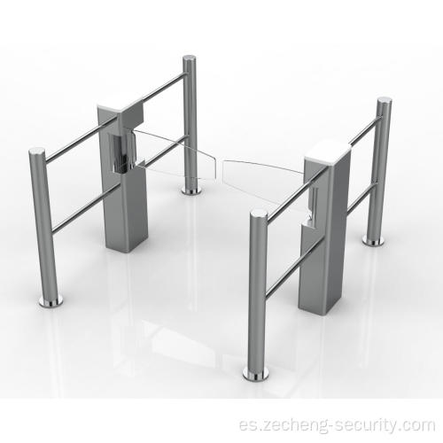 Puerta abatible RFID de alta seguridad